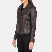 Flashback Bikerjacka i Läder för Dam – alternate product view 2