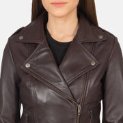 Flashback Bikerjacka i Läder för Dam – alternate product view 6
