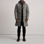 
Floyd Läderrock Ljusbrun Puffer Läderjacka för Herr – alternate product view 3