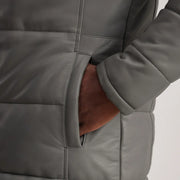 
Floyd Läderrock Ljusbrun Puffer Läderjacka för Herr – alternate product view 6