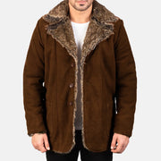 Furlong Coat Beige Leather Coat för Herr – alternate product view 1