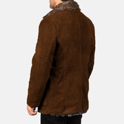 Furlong Coat Beige Leather Coat för Herr – alternate product view 5