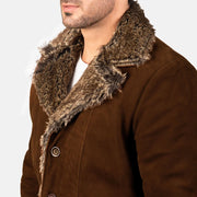 Furlong Coat Beige Leather Coat för Herr – alternate product view 6