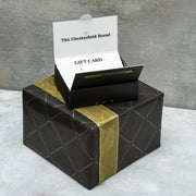 
Giftset Leather Writing Case and Pen (Passport holder) - Sidoprofil som visar ärmskärning