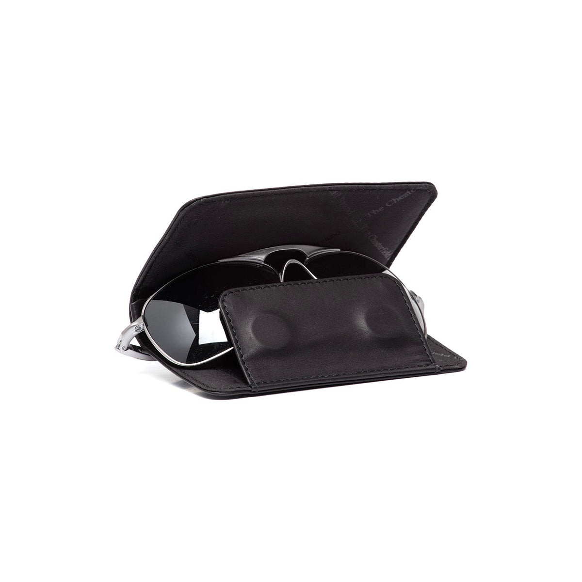 Glasses Case Maplewood för Dam in Classic 100% Full-Grain Leather - Front Profile View &amp; Tailored Silhouette | Buy Online