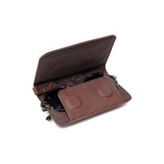 Brown Glasses Case Maplewood för Dam, front view