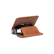 Cognac Glasses Case Maplewood för Dam, front view