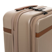 
Tailored Rib Cuffs & Hem Craftsmanship Construction Detail on Hand Luggage Suitcase Front Pocket Zuna för Dam för Dam