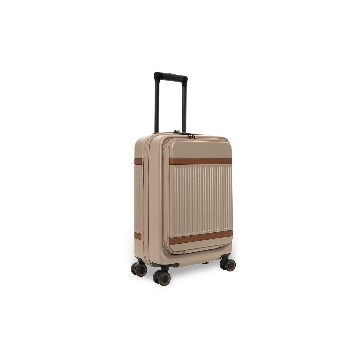 
Hand Luggage Suitcase Front Pocket Zuna för Dam för Dam i klassiskt 100% fullnarvsläder - Framifrån med skräddarsydd silhuett | Handla online