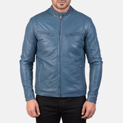 Ionic Bikerjacka i Läder för Herr – alternate product view 4