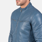 Ionic Bikerjacka i Läder för Herr – alternate product view 6
