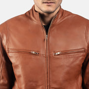Ionic Bikerjacka i Läder för Herr – alternate product view 6