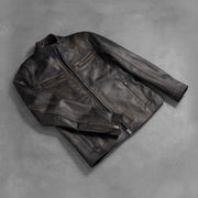 Ionic Bikerjacka i Läder för Herr – alternate product view 7