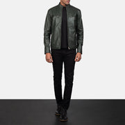 Ionic Bikerjacka i Läder för Herr – alternate product view 4