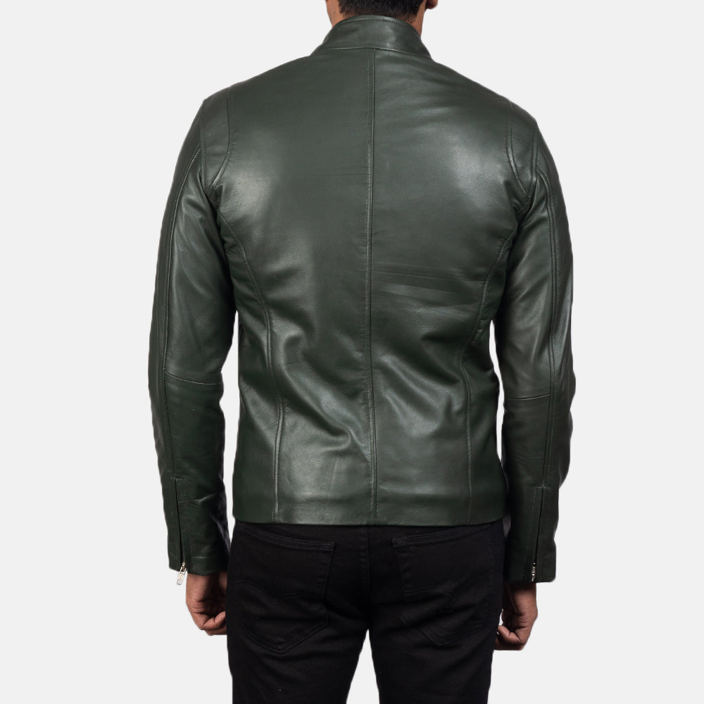 Ionic Bikerjacka i Läder för Herr – alternate product view 5