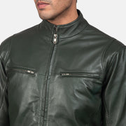 Ionic Bikerjacka i Läder för Herr – alternate product view 6