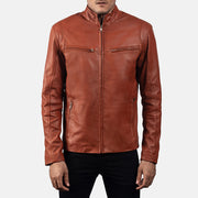 Ionic Bikerjacka i Läder för Herr – alternate product view 1