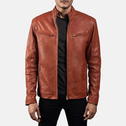 Ionic Bikerjacka i Läder för Herr – alternate product view 4