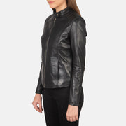 
Kelsee Bikerjacka i Läder för Dam – alternate product view 2
