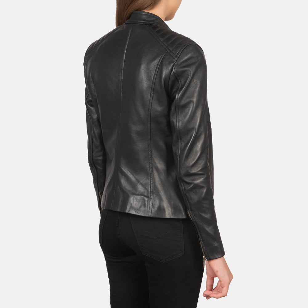 
Kelsee Bikerjacka i Läder för Dam – alternate product view 5