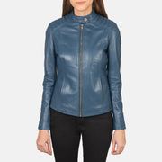 
Kelsee Bikerjacka i Läder för Dam – alternate product view 4