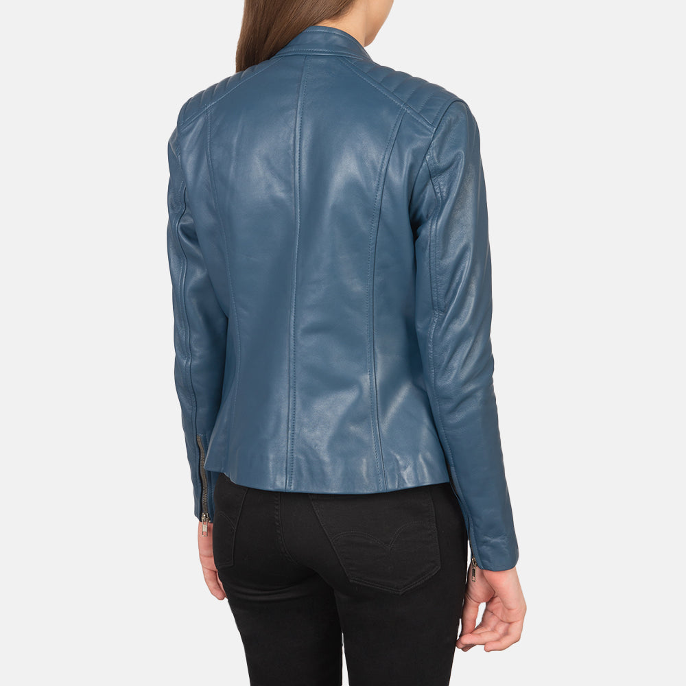 
Kelsee Bikerjacka i Läder för Dam – alternate product view 5