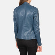 
Kelsee Bikerjacka i Läder för Dam – alternate product view 5