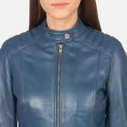 
Kelsee Bikerjacka i Läder för Dam – alternate product view 6