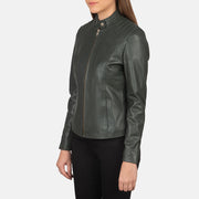 
Kelsee Bikerjacka i Läder för Dam – alternate product view 2