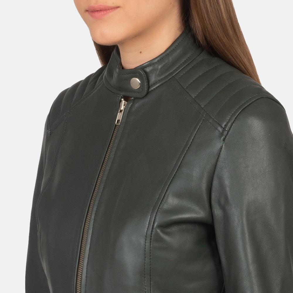 
Kelsee Bikerjacka i Läder för Dam – alternate product view 6
