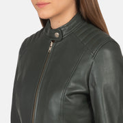 
Kelsee Bikerjacka i Läder för Dam – alternate product view 6