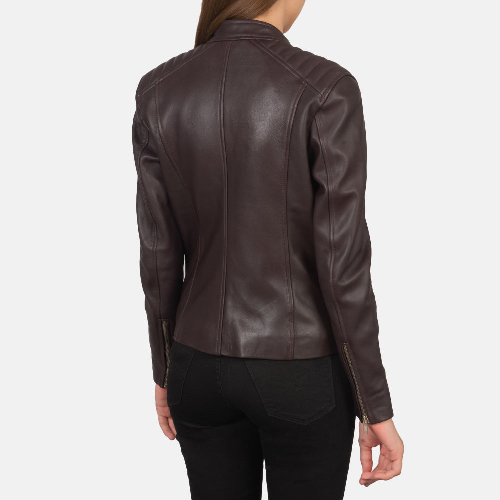 
Kelsee Bikerjacka i Läder för Dam – alternate product view 5