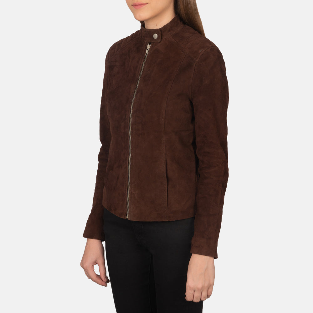 
Kelsee Bikerjacka i Läder för Dam – alternate product view 2
