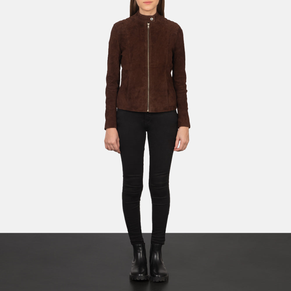 
Kelsee Bikerjacka i Läder för Dam – alternate product view 3