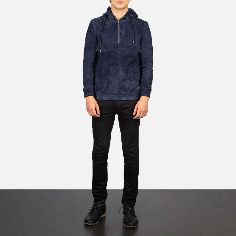Kenton Hooded Läderjacka för Herr – alternate product view 3