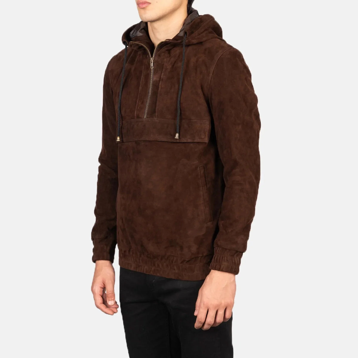 Kenton Hooded Läderjacka för Herr – alternate product view 2