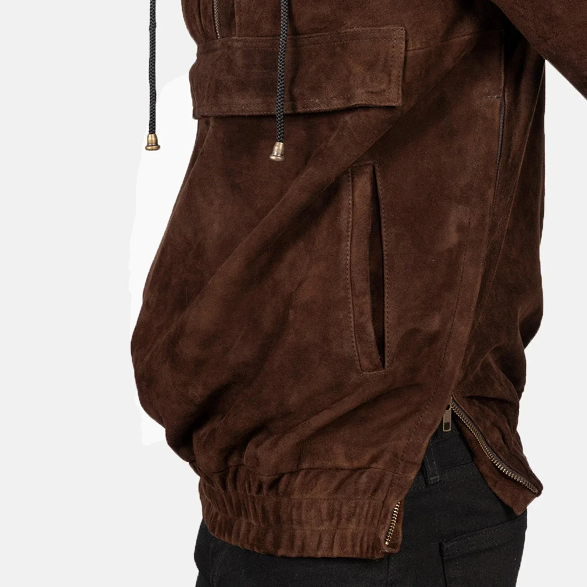Kenton Hooded Läderjacka för Herr – alternate product view 6