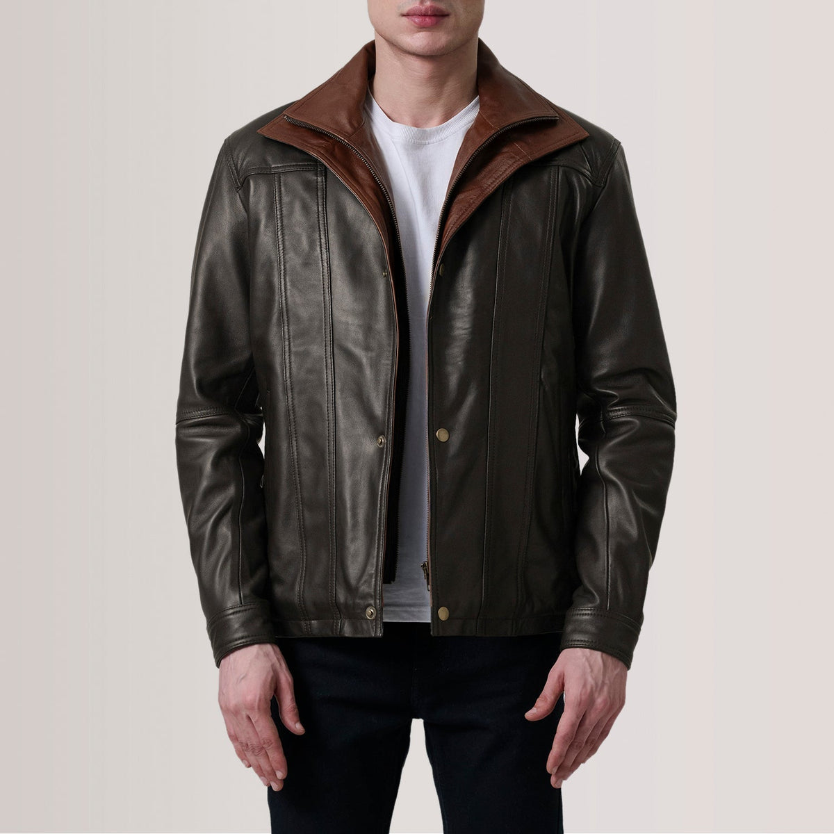 Klen Läderjacka för Herr – alternate product view 5