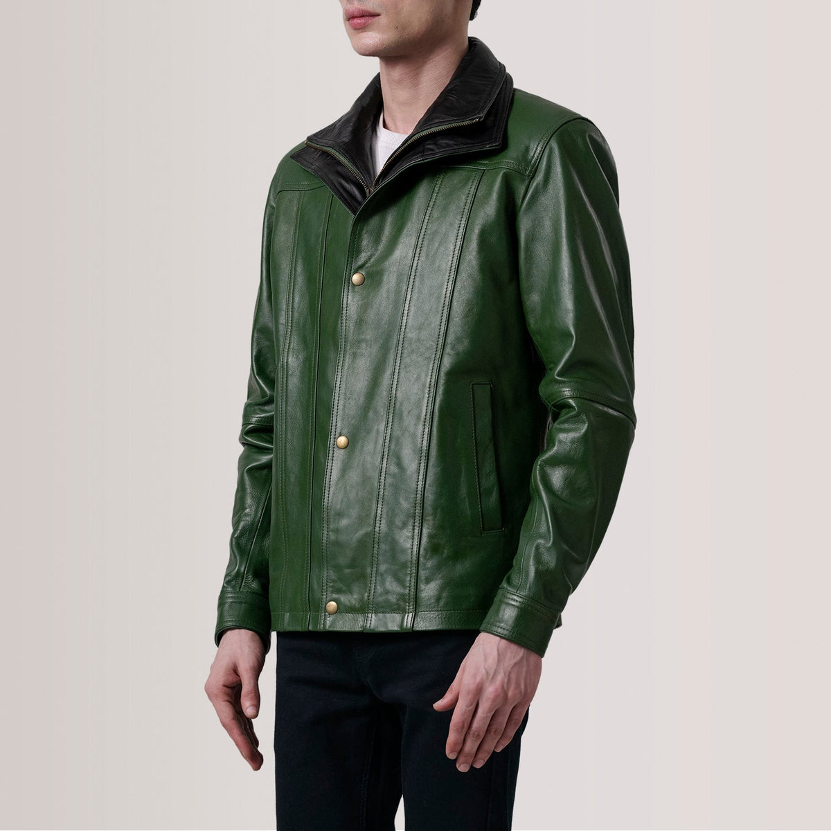 Klen Läderjacka för Herr – alternate product view 3