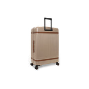 Tailored Rib Cuffs &amp; Hem Craftsmanship Construction Detail on Large Suitcase Zuna för Dam