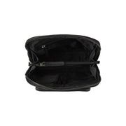 Solid Antique Brass Hardware &amp; Heavy-Duty Dual Zipper Detail on Floran Full-Grain Leather Backpack för Dam