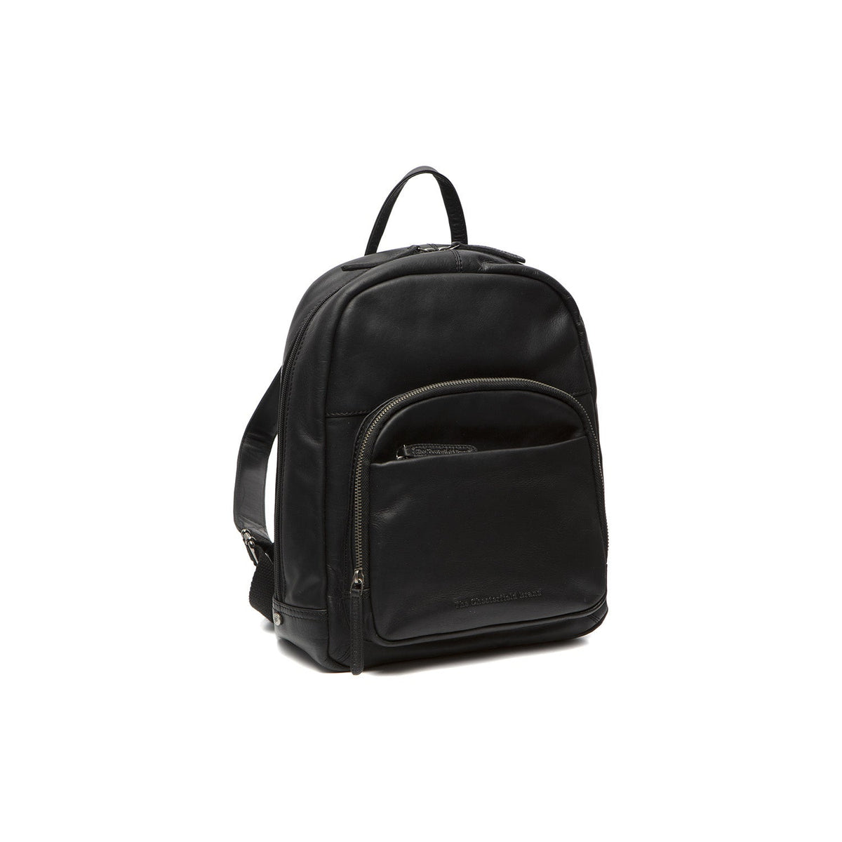 Santana Full-Grain Leather Backpack för Dam in Tan 100% Full-Grain Leather - Full Exterior Front Profile View | Buy Online
