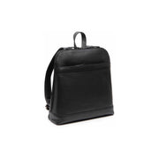 Tigris Full-Grain Leather Backpack för Dam in Classic 100% Full-Grain Leather - Full Exterior Front Profile View | Buy Online