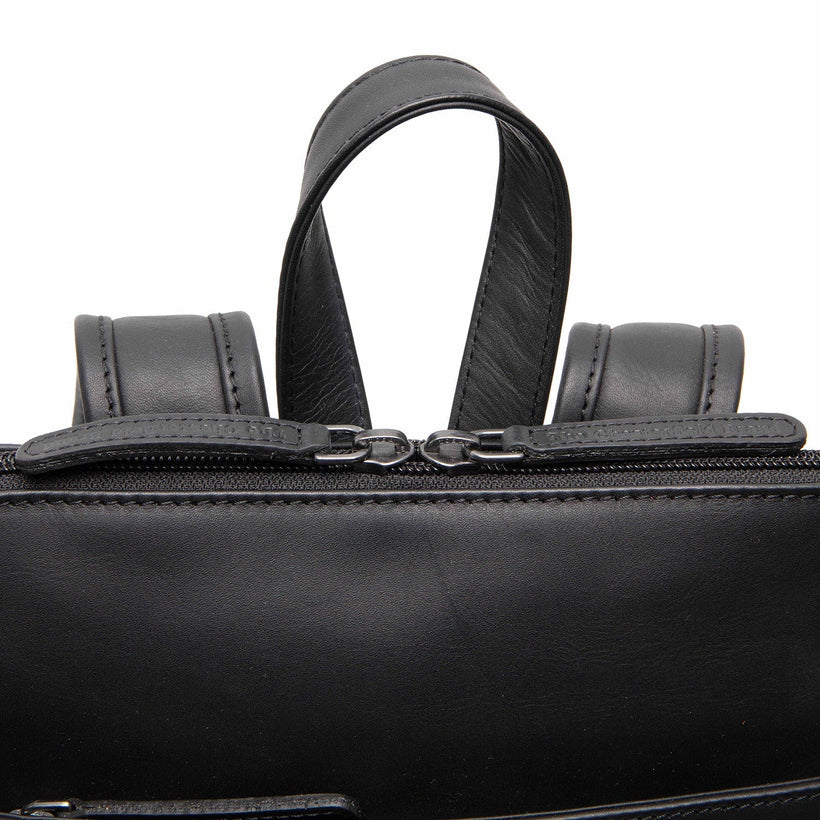 Tigris Full-Grain Leather Backpack för Dam