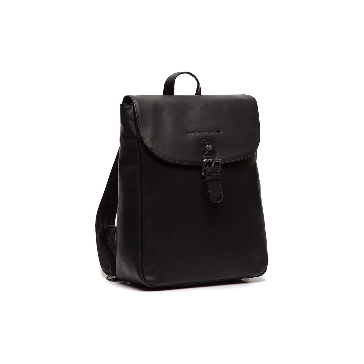 Vermont Full-Grain Leather Backpack för Dam in Classic 100% Full-Grain Leather - Full Exterior Front Profile View | Buy Online