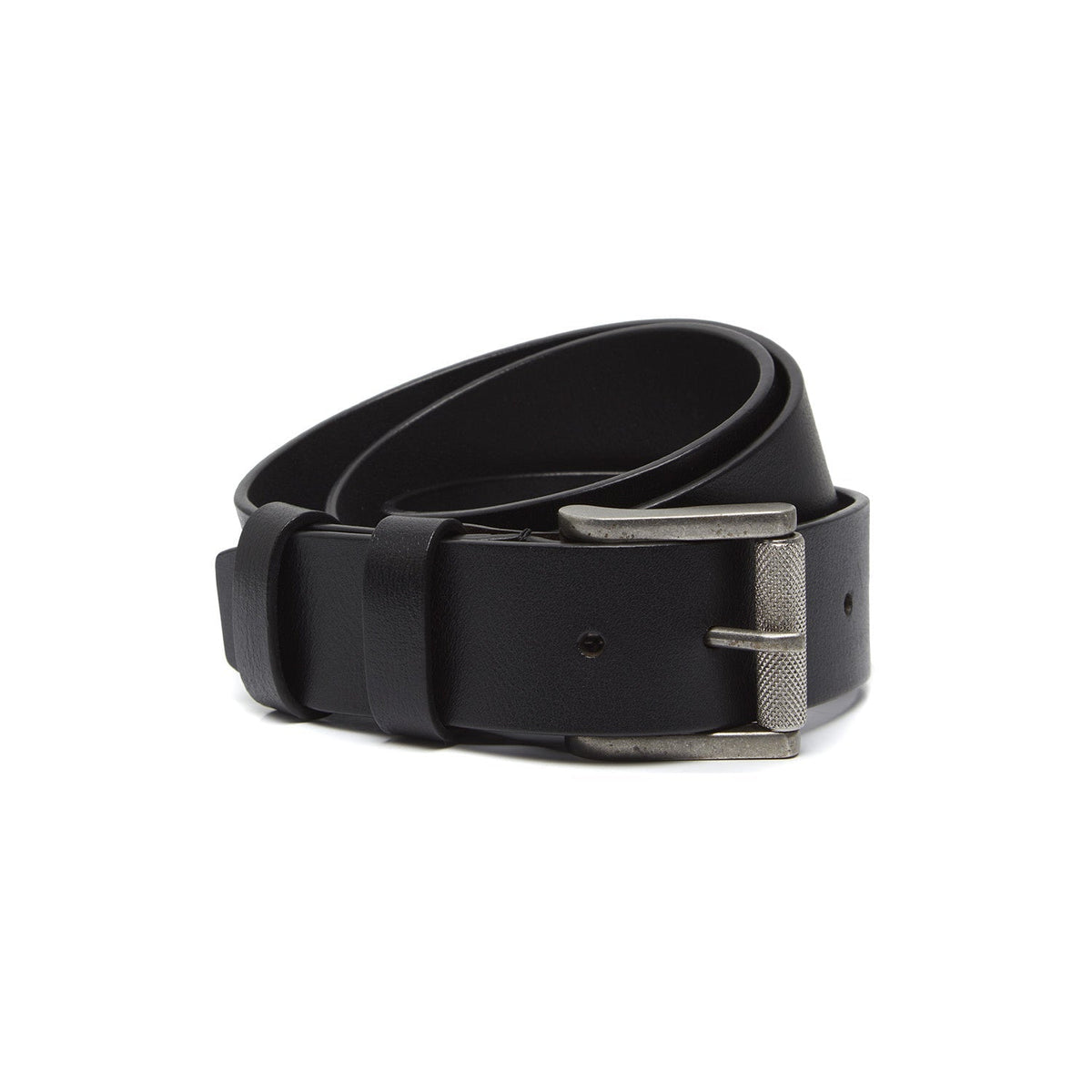 Aayden Full-Grain Leather Belt för Herr in Classic 100% Full-Grain Leather - Full Exterior Front Profile View | Buy Online