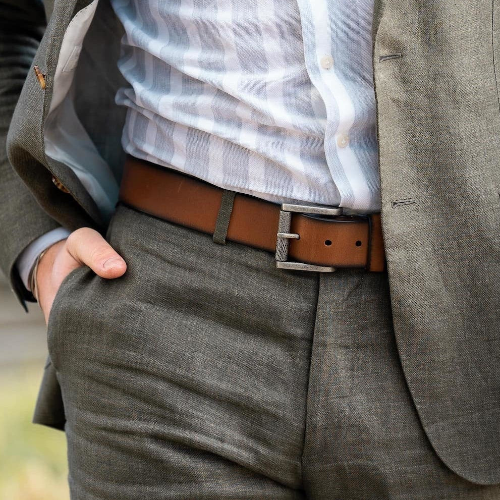 Aayden Full-Grain Leather Belt för Herr – alternate product view 2