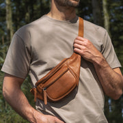 Jack Full-Grain Leather Belt Bag för Dam – alternate product view 2