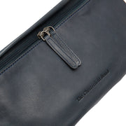 
Classic 100% Full-Grain leather Bag - Bakifrån med förstärkta läderremmar och sömmar