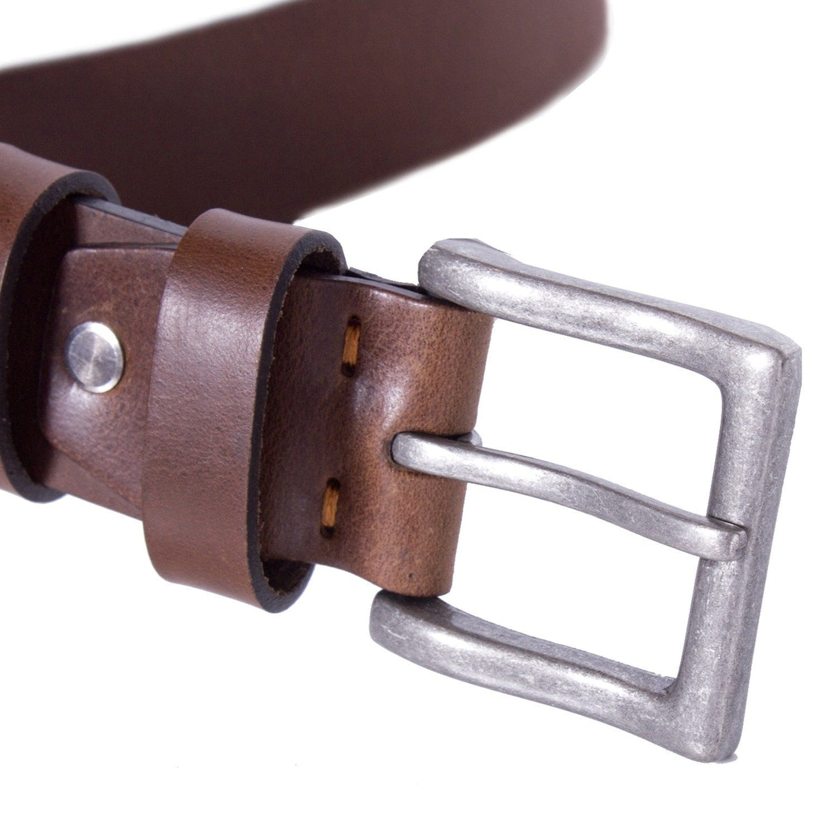 Brandon Full-Grain Leather Belt för Herr – alternate product view 2